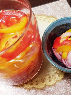 ☆紫タマネギとパプリカの酢漬け☆-レシピのメイン写真