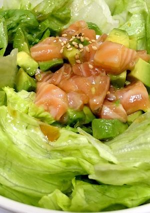 アボカドとサーモンのサラダ丼-レシピのメイン写真