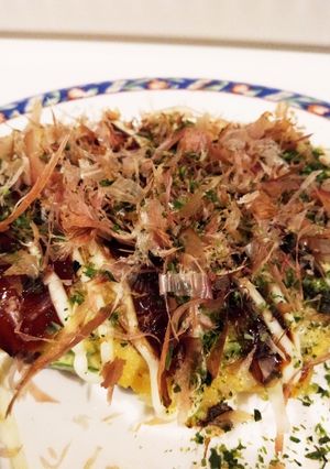 残り物活用★ご飯でなんちゃってお好み焼き-レシピのメイン写真