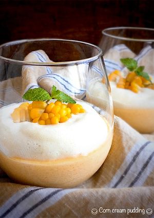 とうもろこしと豆乳の濃厚プリンSTAUB-レシピのメイン写真