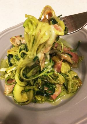 ズッキーニでつくるパスタ-レシピのメイン写真