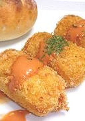 残ったクリームシチューでコロッケ！美味★-レシピのメイン写真