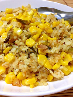 コーンたっぷり♪高菜ツナコーン炒飯♪-レシピのメイン写真