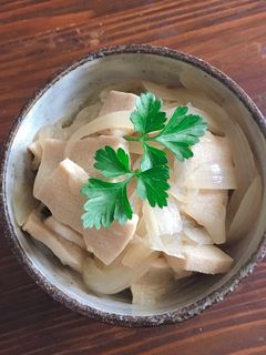 作り置き!高野豆腐と玉ねぎの煮浸し-レシピのメイン写真