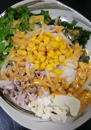 豆腐と豚しゃぶのベジボウル-レシピのメイン写真