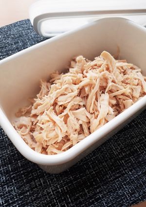 作り置き★しっとりむね肉のほぐし鶏★-レシピのメイン写真