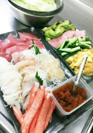 手巻き寿司(海鮮好きも苦手な人も)-レシピのメイン写真