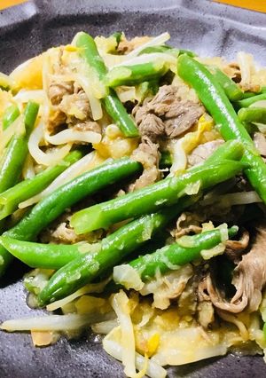 簡単★手作りのすき焼き味で野菜炒め-レシピのメイン写真