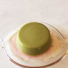 รูปของ 愛玉子の抹茶プリン