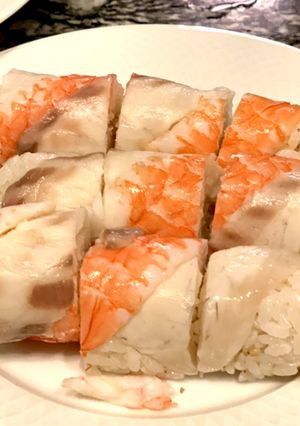 ☆エビとスズキの棒鮨-レシピのメイン写真