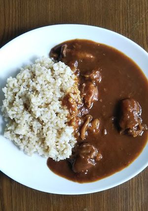 圧力鍋で牛すじトマトカレー-レシピのメイン写真