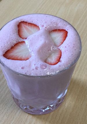 イチゴミルク可愛いやつ(╹◡╹)-レシピのメイン写真