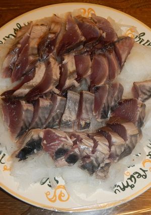 ガスレンジで簡単　鰹のたたき・土佐造り-レシピのメイン写真