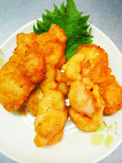 お好み焼き粉で鶏の天婦羅-レシピのメイン写真