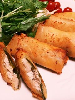 サラダチキンとチーズの春巻-レシピのメイン写真