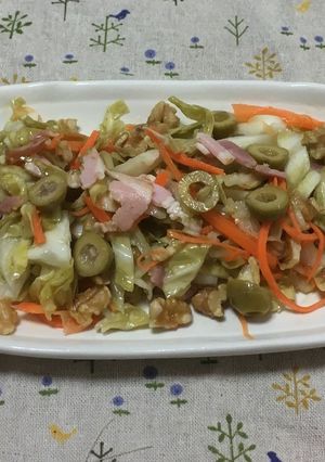酢キャベツのスペイン風サラダ-レシピのメイン写真