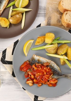 いわしのイタリアン♪トマトきのこソース-レシピのメイン写真