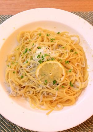 しらすとレモンのクリームオイルパスタ-レシピのメイン写真