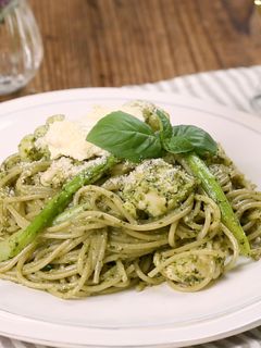 ささみとカリフラワーのジェノベーゼパスタ-レシピのメイン写真