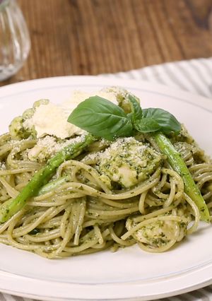 ささみとカリフラワーのジェノベーゼパスタ-レシピのメイン写真