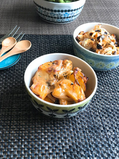 じゃがいもときのこのケチャップチーズ焼き-レシピのメイン写真