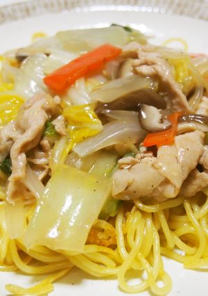 野菜たっぷり！あんかけ焼きそば♪-レシピのメイン写真