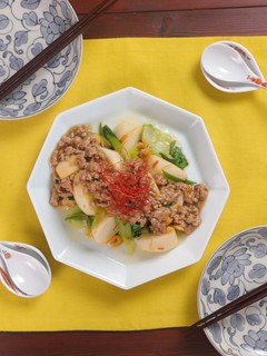 やわらかかぶのコク旨☆麻婆あんかけ-レシピのメイン写真