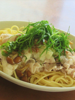 豚しゃぶと青じそおろし和風冷製パスタ-レシピのメイン写真