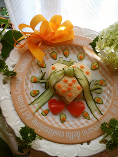 お誕生日サンドイッチケーキ風-レシピのメイン写真