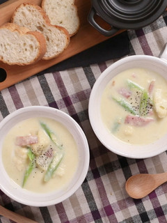 さつまいもとカリフラワーの濃厚スープ♪-レシピのメイン写真