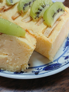 アップルチーズケーキ with キウイ-レシピのメイン写真