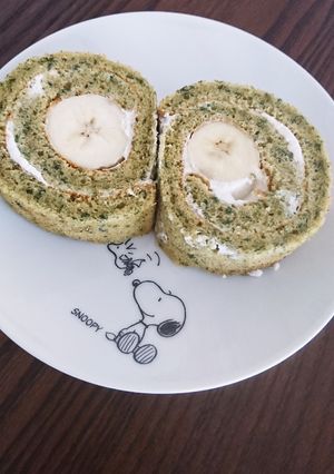 よもぎロールケーキ-レシピのメイン写真