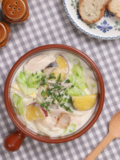 鶏むね肉とキャベツのほっこりクリーム煮-レシピのメイン写真