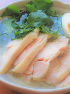 鶏もも肉と三つ葉の冷やしレモン塩ラーメン-レシピのメイン写真