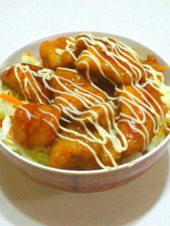 照り照り〜!お肉柔らか♡鶏の甘酢あん丼-レシピのメイン写真