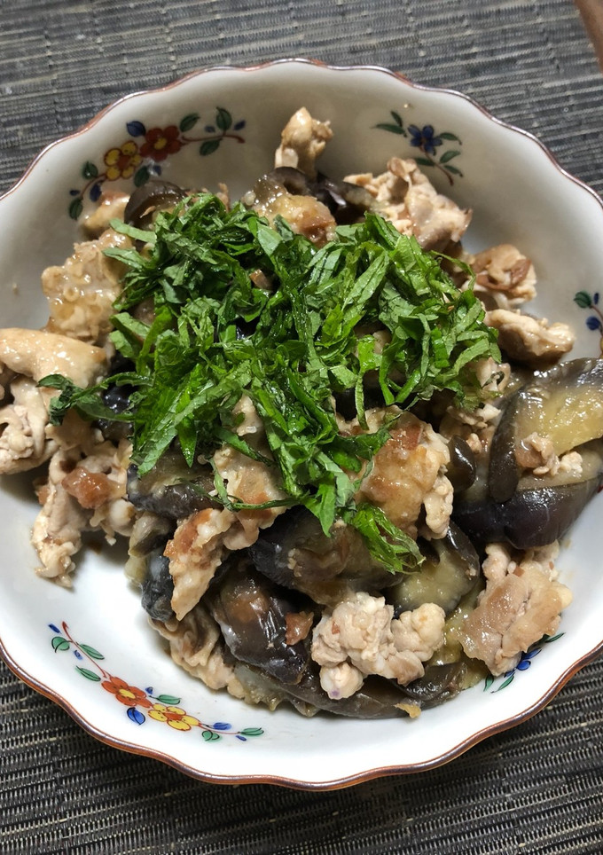 なすと豚肉の梅つゆ炒め-レシピのメイン写真