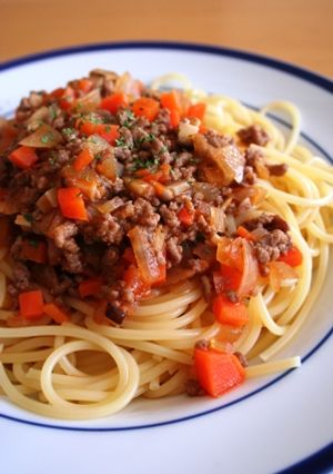 トマト缶がなくてもミートソースパスタ！-レシピのメイン写真