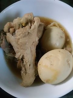 手羽元とゆで玉子のめんつゆ煮-レシピのメイン写真