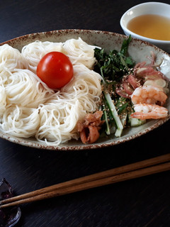 超簡単!さっぱりおだしのぶっかけ素麺-レシピのメイン写真