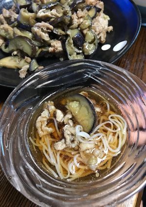 うちの定番☆ナス豚そうめん-レシピのメイン写真