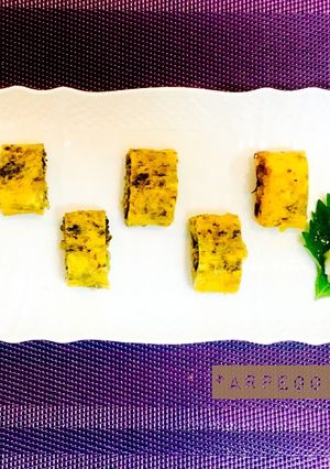 塩酒粕入り海苔の佃煮でほっこり♪卵焼き-レシピのメイン写真