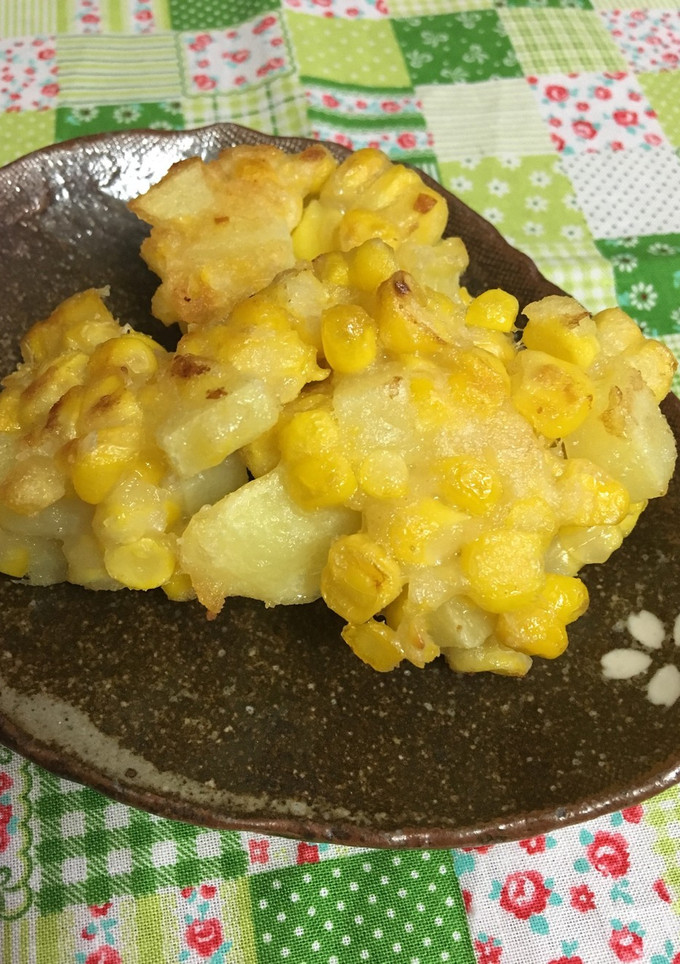 とうもろこし&じゃがいものかき揚げ-レシピのメイン写真