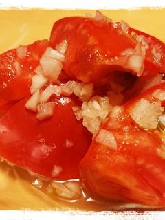 完熟トマトのマリネ☆火を使わずに1品-レシピのメイン写真
