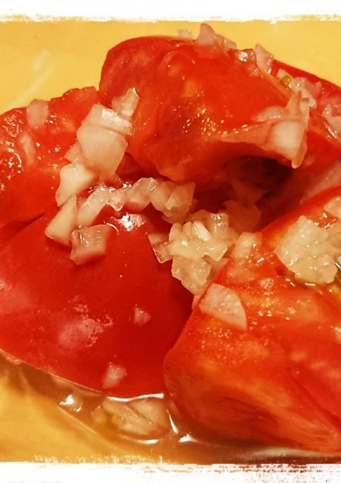 完熟トマトのマリネ☆火を使わずに１品-レシピのメイン写真