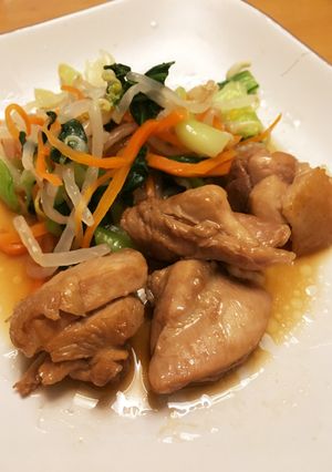煮汁で野菜もパクパク☆簡単！酢じょうゆ煮-レシピのメイン写真