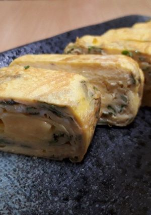 大葉とチーズの☆卵焼き-レシピのメイン写真