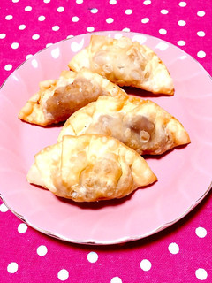 チーズハンバーグ揚げ餃子♪-レシピのメイン写真