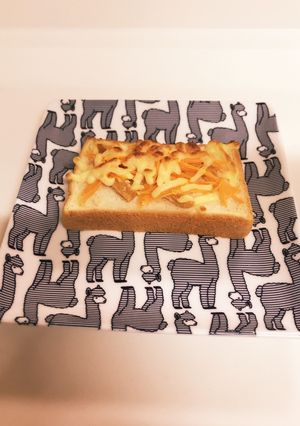 ❁稲荷あげと人参のトースト❁-レシピのメイン写真