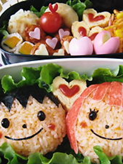 ハートのウズラ(キャラ弁)-レシピのメイン写真