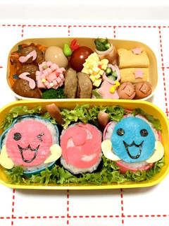 キャラ弁 太鼓の達人-レシピのメイン写真